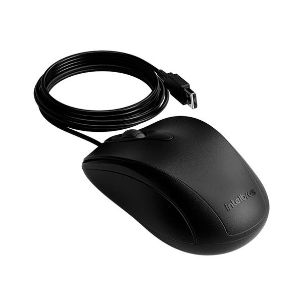 Imagem de Mouse Intelbras MCI10 -COM Fio Preto