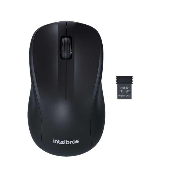 Imagem de Mouse Intelbras Msi50 Sem Fio Preto - 4291200