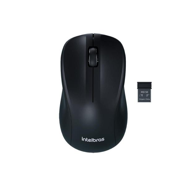 Imagem de Mouse Intelbras MSI50 Sem Fio Preto