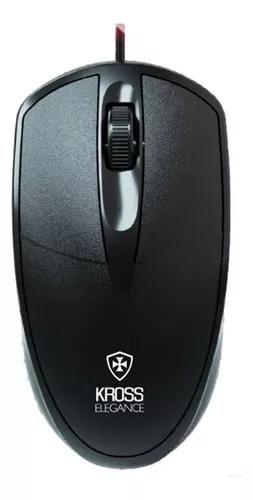 Imagem de Mouse Kross Elegance Kem099 Usb 1.000 Dpi Preto Plug  Play