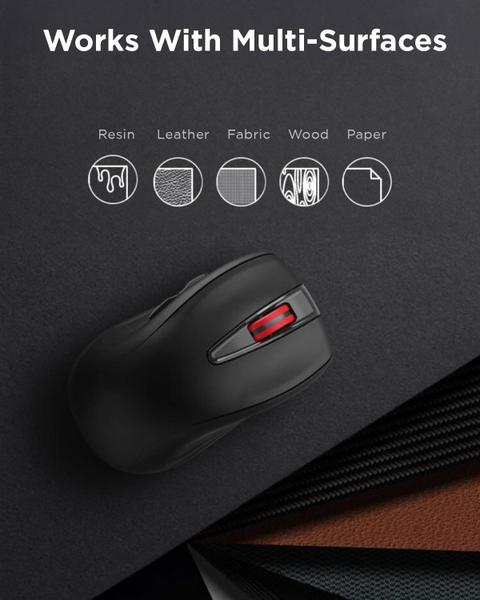 Imagem de Mouse Lenovo USB-C Recarregável Silencioso WL500 Preto