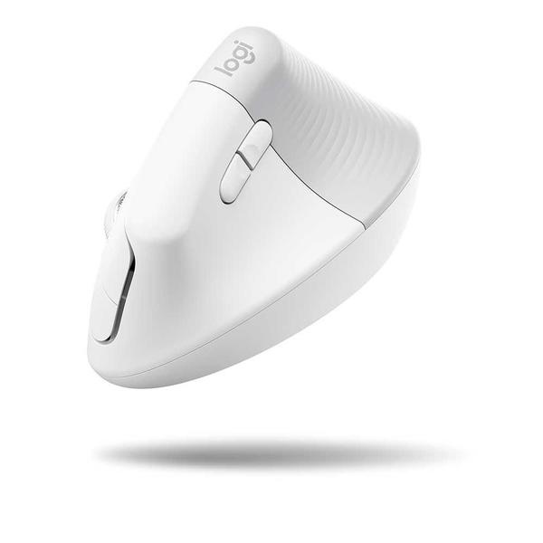 Imagem de Mouse Logitech Ergonomico Vertical Lift Sem Fio Off White 910-006469