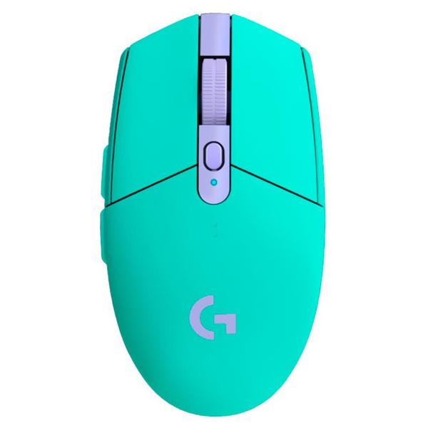 Imagem de Mouse Logitech G305 Lightspeed Kda - Sem Fio - 12000 Dpi - 6 Botoes - Verde Mint