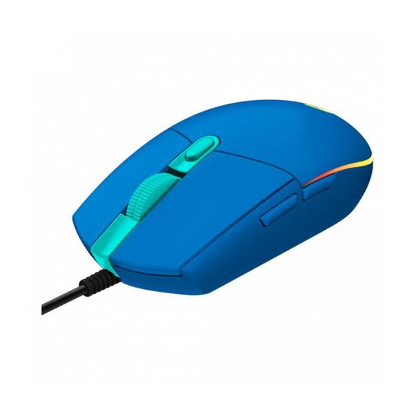 Imagem de Mouse logitech gamer g203 lightsync rgb com fio blue