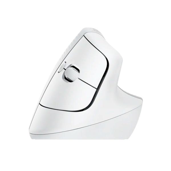 Imagem de Mouse Logitech LIFT Branco sem Fio Ergonômico - 910-006469-C