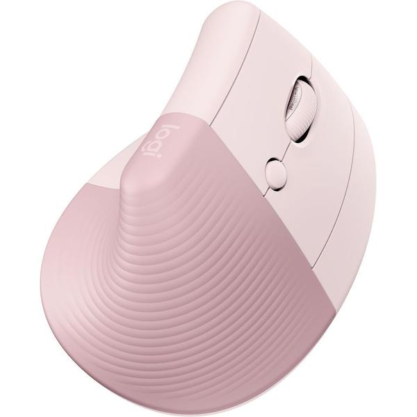 Imagem de Mouse Logitech Lift Vertical Ergonomico - Rosa (910-006472)