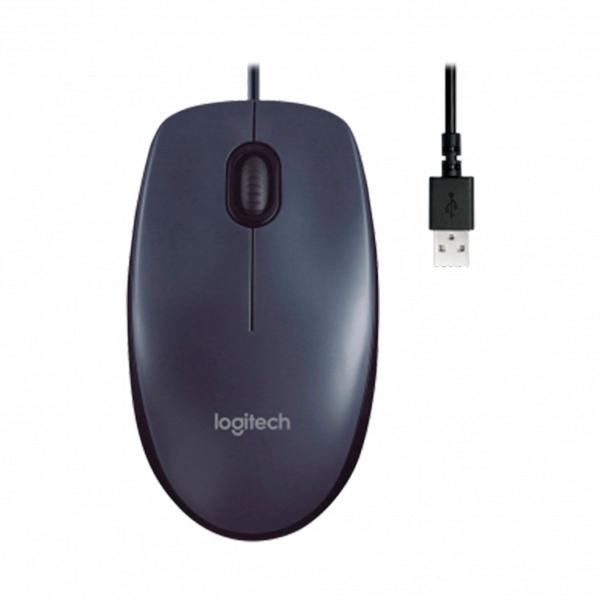 Imagem de Mouse Logitech M100 USB, 1000DPI, Preto