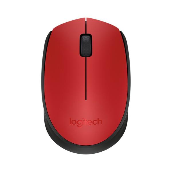 Imagem de Mouse Logitech M170 Sem Fio - Vermelho