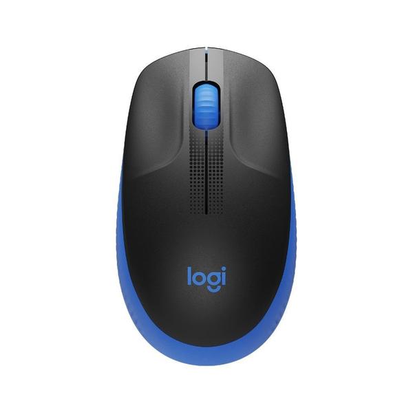 Imagem de Mouse Logitech M190 - Sem Fio - 1000 Dpi - Preto e Azul