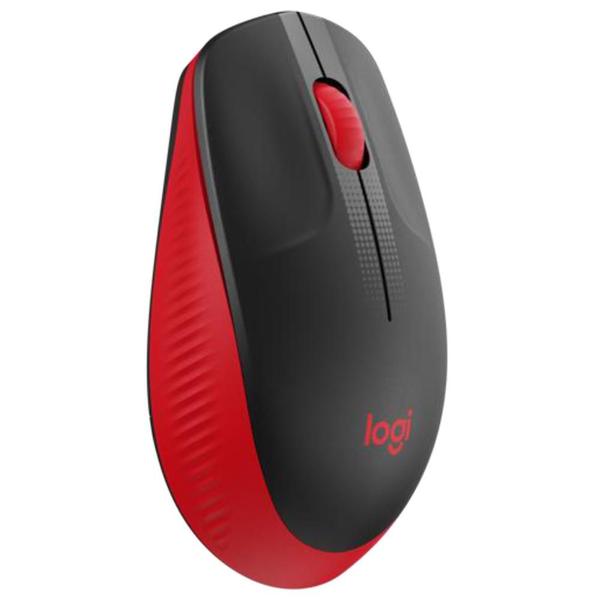 Imagem de Mouse logitech m190 sem fio vermelho