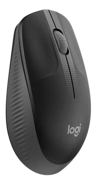 Imagem de Mouse Logitech M190 Sem Fio Wireless 1000Dpi Cinza Óptico