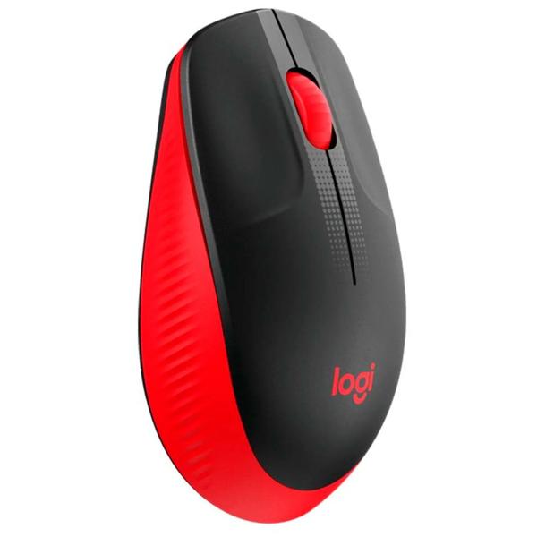 Imagem de Mouse Logitech M190 - Vermelho (910-005904)