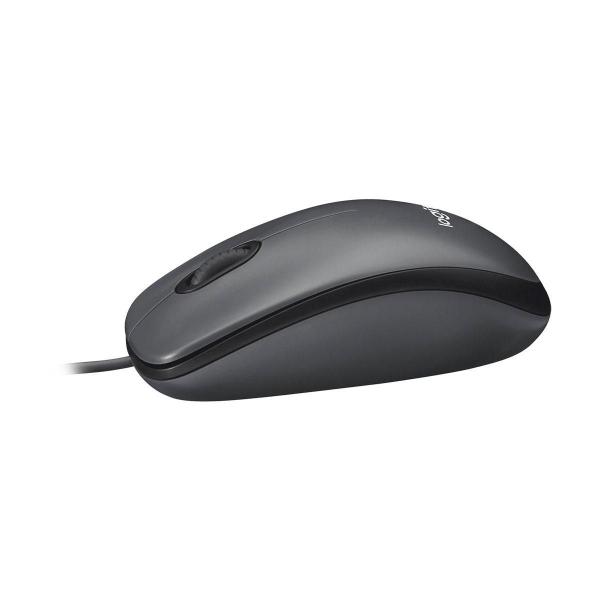 Imagem de Mouse Logitech M90, Usb, 1000Dpi, Ambidestro, Cinza E Preto