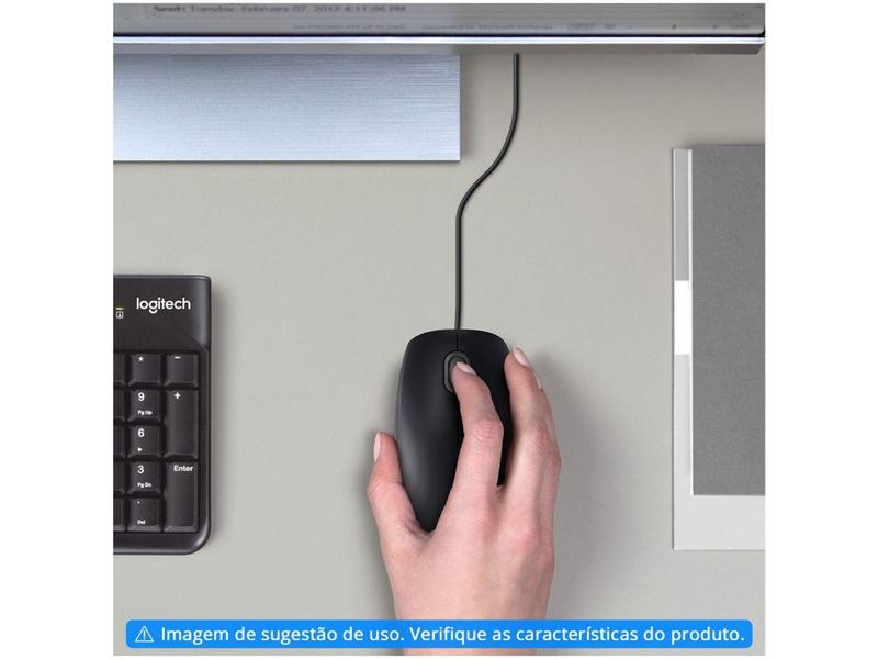 Imagem de Mouse Logitech Óptico 1000DPI 3 Botões M90