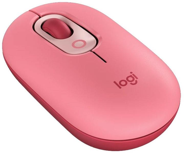 Imagem de Mouse Logitech Pop Emoji Wireless 4000DPI - Rosa