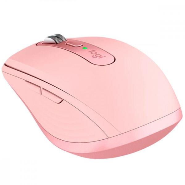 Imagem de Mouse Logitech sem Fio MX 3S 8000 DPI Rosa Claro 910-006934