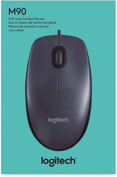 Imagem de Mouse Logitech USB Preto M90