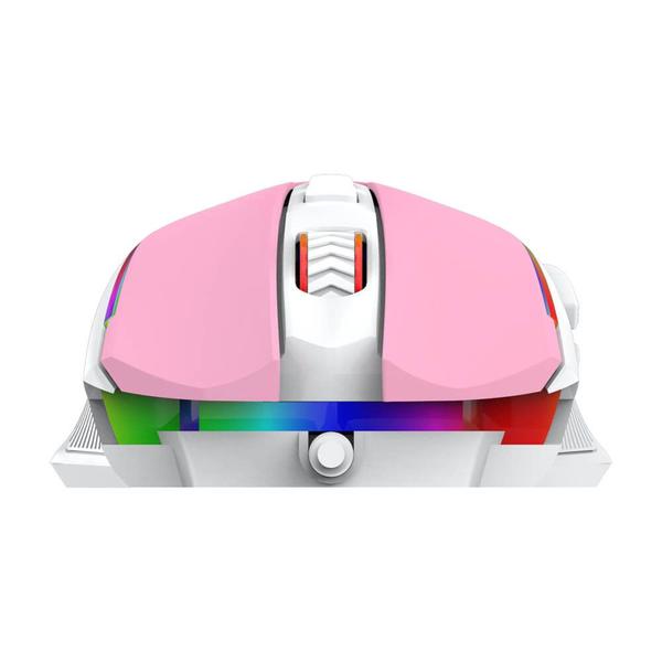 Imagem de Mouse M910PW-RGB Ranger Rosa com Branco Redragon