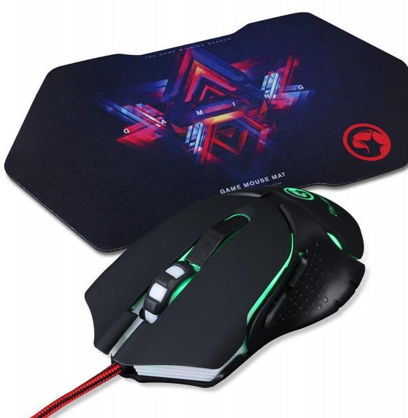 Imagem de Mouse +Mousepad Marvo M309+G7 Gaming Preto