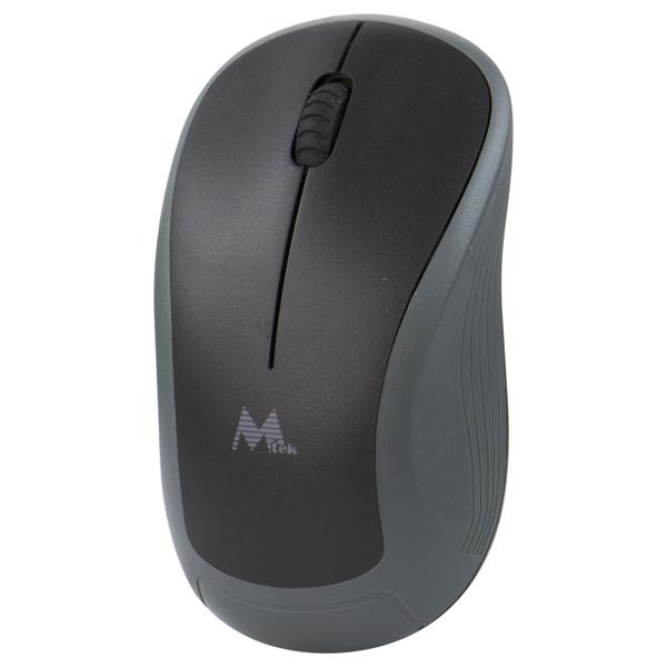 Imagem de Mouse Mtek MW-3W305 - Sem Fio - 1200 Dpi - 3 Botoes - Preto e Cinza