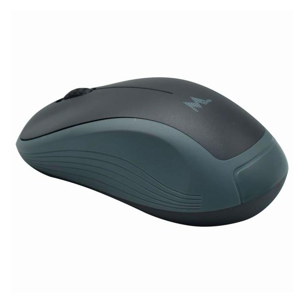 Imagem de Mouse Mtek Wireless 2.4G / 1200DPI / Nano USB - Preto / Cinza (MW-3W305)