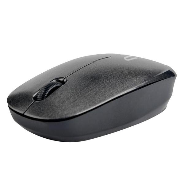 Imagem de Mouse Multi Ergonômico Sem Fio MS200 USB 1200DPI 3 Botões - Preto