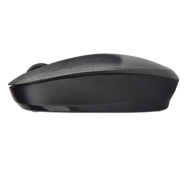 Imagem de Mouse Multi Ergonômico Sem Fio MS200 USB 1200DPI 3 Botões - Preto