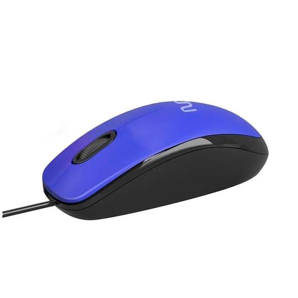 Imagem de Mouse Multi MF400, 1200DPI, USB, 3 Botões, Azul - MO388