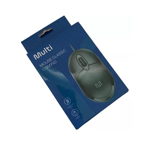 Imagem de Mouse Multilaser Com fio Classic Box MO300