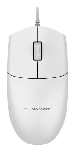 Imagem de Mouse office cm15 com fio branco chinamate .