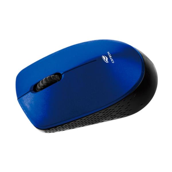 Imagem de Mouse Ópitco Sem Fio, 2.4GHz, 1.200 DPI, M-W17BL, C3Tech, Plug and Play, Azul