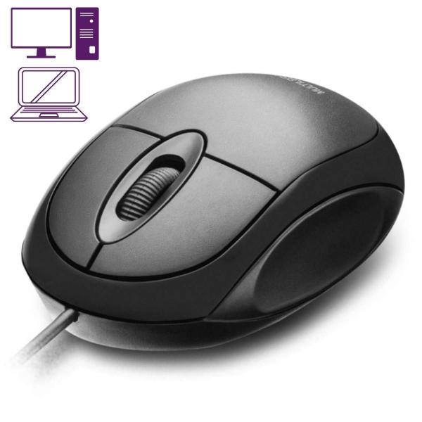 Imagem de Mouse Óptico Classic Box Usb 1200Dpi Cabo 1M Mo300 Preto