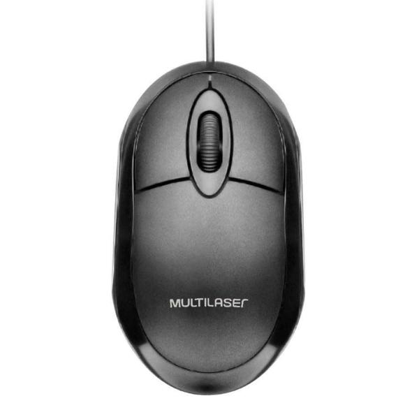 Imagem de Mouse Óptico Classic Box Usb 1200Dpi Cabo 1M Mo300 Preto