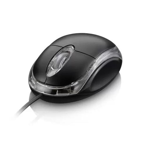 Imagem de Mouse Optico Com Fio Usb 3 Botões 1000 Dpi Led - QG DOS PRODUTOS