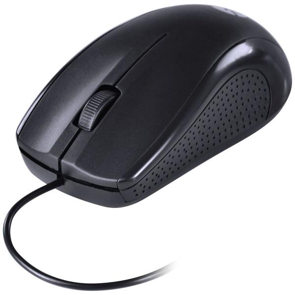 Imagem de Mouse óptico Corp 1000 Dpi Cabo Usb 1.8m Preto - Cm100