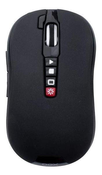 Imagem de Mouse Óptico E Pointer Multimídia Sem Fio Ms700 Preto - Oex