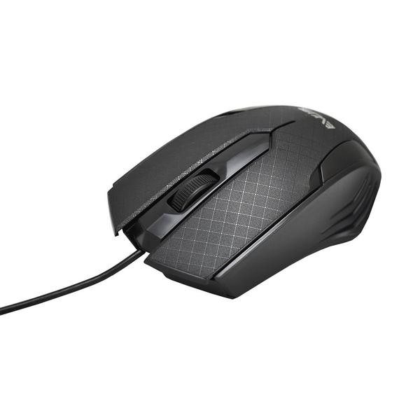 Imagem de Mouse Optico Evus Mo-05 Usb 800Dpi 3 Botoes Performance Preto