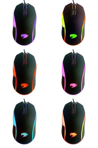 Imagem de Mouse Optico Gamer Led Color 800/1200 Dpi Mog016 G-fire