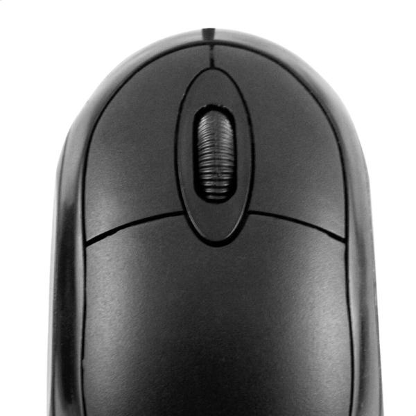 Imagem de Mouse Óptico para Notebook Ergônomico USB Oex MS20