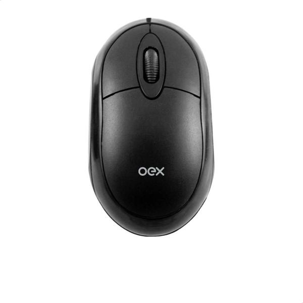 Imagem de Mouse Óptico para Notebook Ergônomico USB Oex MS20