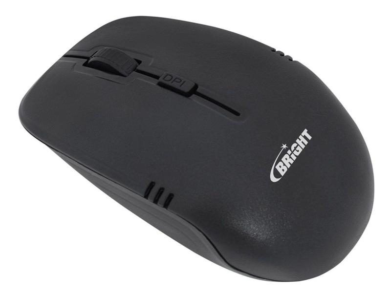 Imagem de Mouse Óptico Sem Fio 1000dpi Bright - Malásia