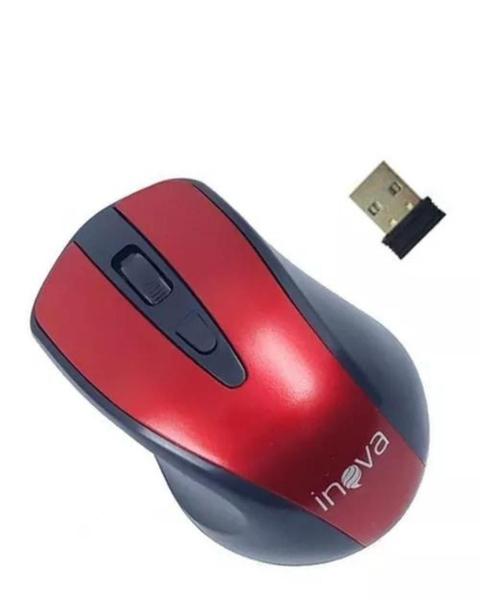 Imagem de Mouse Óptico Sem fio 1000DPI Ergonômico Inova