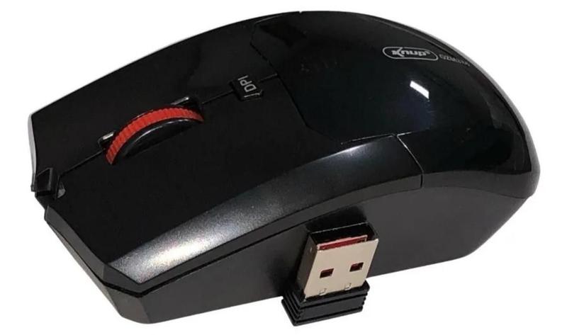 Imagem de Mouse Óptico Sem Fio 2.4Ghz Pc Notebook 1600 Dpi Gzm386 Knup