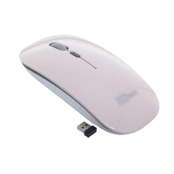 Imagem de Mouse Óptico Sem Fio Recarregável - Silencioso Slim Usb 3.0