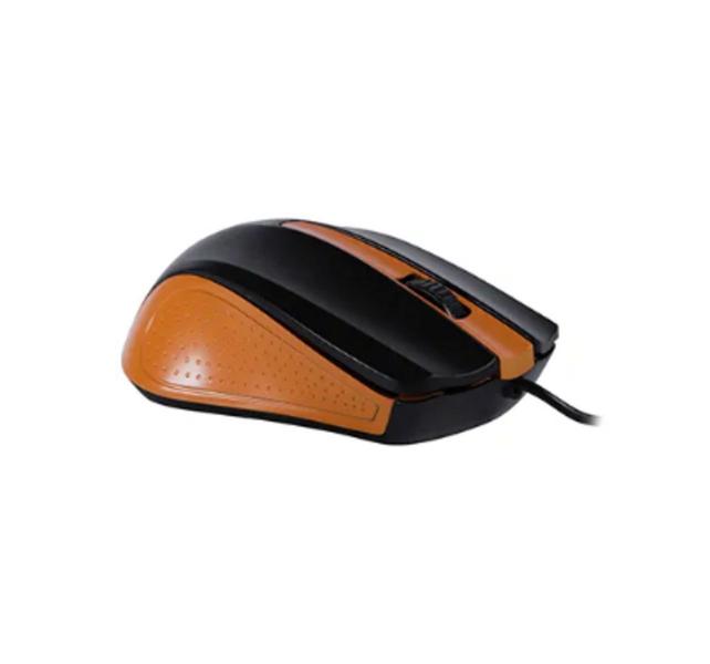 Imagem de Mouse optico standard ms100 preto/laranja oex