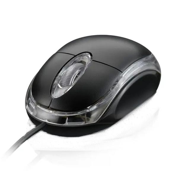 Imagem de Mouse Óptico USB Com Fio Preto - Kp-M611- Knup