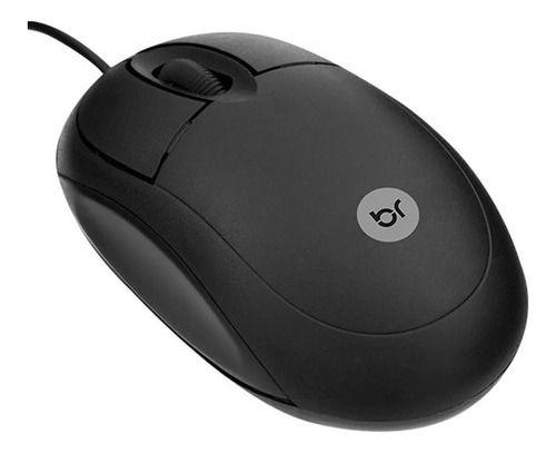 Mouse Óptico USB Para Computador Notebook Cabo 110 cm 1000 DPI - Bright Imagem de Mouse Óptico USB Para Computador Notebook Cabo 110 cm 1000 DPI