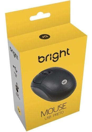 Mouse Óptico USB Para Computador Notebook Cabo 110 cm 1000 DPI - Bright Imagem de Mouse Óptico USB Para Computador Notebook Cabo 110 cm 1000 DPI