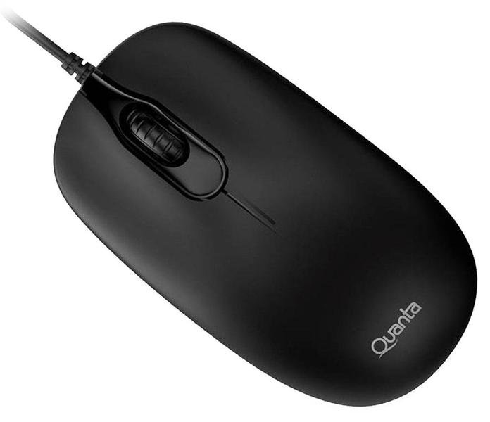 Imagem de Mouse Otico Quanta com Fio QTMO10 USB Preto