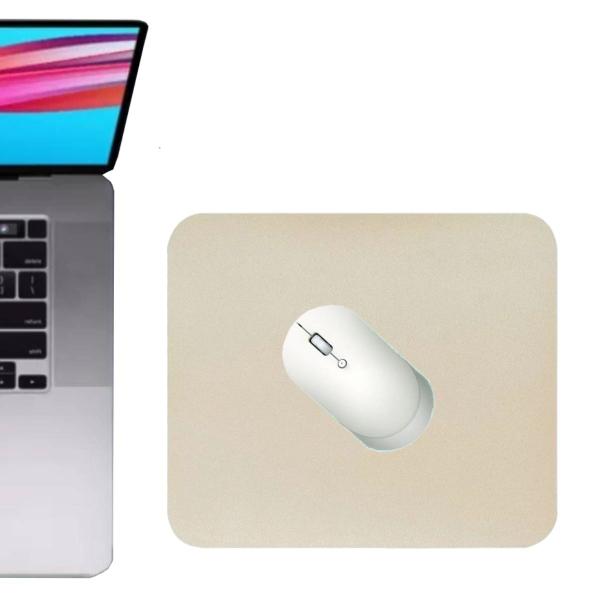 Imagem de Mouse Pad 20x20cm Desk Pad Em Sintético Tapete Mesa Impermeável Antiderrapante Palha